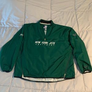 New York Jets Team Issued Windbreaker. Reebok NFL Authentic. Size Mens Large